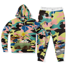 Load image into Gallery viewer, &#39;&#39;Drive Slow&#39;&#39; Camo Hoodie + Pants Combo