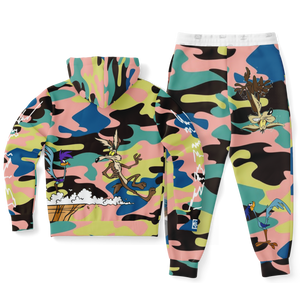 ''Drive Slow'' Camo Hoodie + Pants Combo